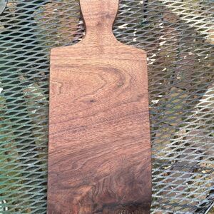Hand Crafted Walnut Serving/Wooden Cutting Board with Live Edge
